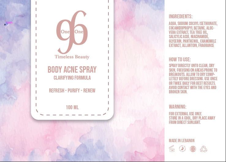 Body Acne Spray