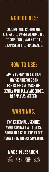 Tanning Oil