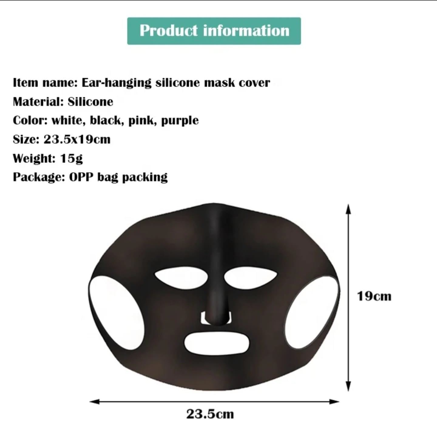 Reusable Silicone Face Mask