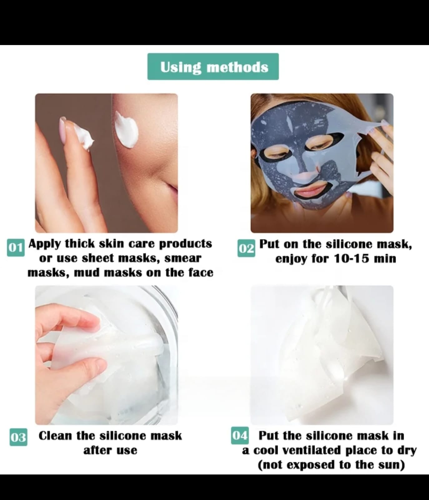 Reusable Silicone Face Mask